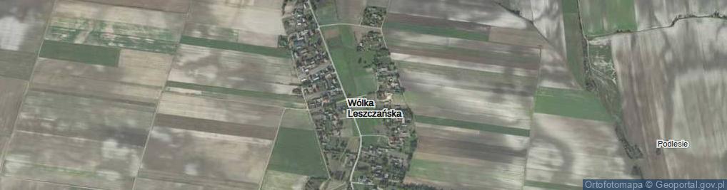 Zdjęcie satelitarne Wólka Leszczańska ul.